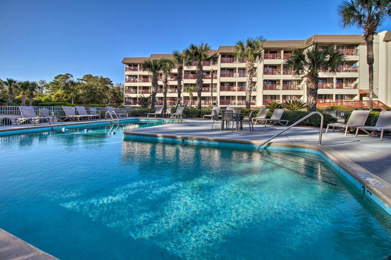 Ocean-View Hilton Head Island Condo Pool, Beach! Exteriör bild